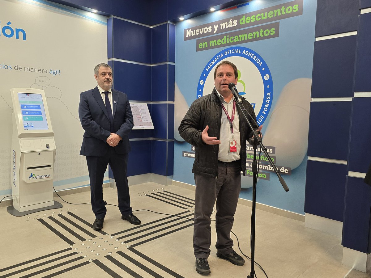 ¡Fonasa más cerca de ti!
Con la presencia del Director de Fonasa, Camilo Cid, y el Subgerente de Mallplaza, Matías Larraín, se inauguró la nueva sucursal de #Fonasa en <a href="/MallplazaCL/">Mallplaza 🇨🇱</a> Los Dominicos.
Este nuevo punto de atención permitirá mejorar la cobertura y calidad del servicio