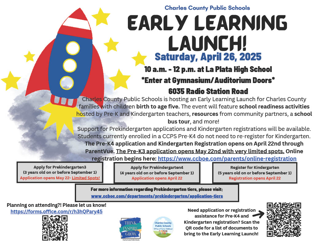 The PreK-4 application and kindergarten registration for the 2025-2026  school year opens April 22. Parents/guardians with a child who is three,  four or five years old on or before September 1 of