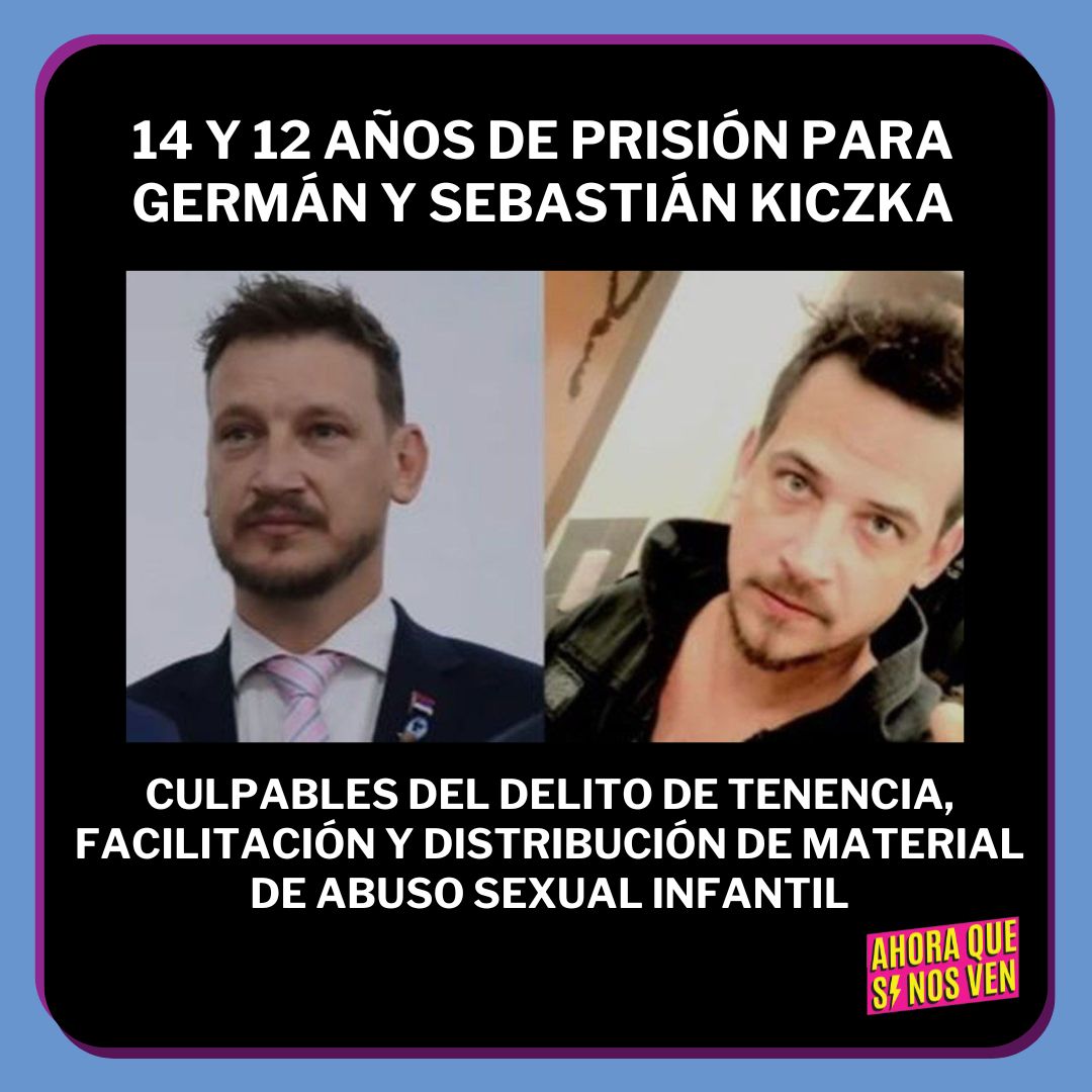 Varones heterosexuales adaptados socialmente. Las verdaderas caras de la pedofilia

Condenaron a 14 y 12 años de prisión a Germán y Sebastián Kiczka. El ex diputado libertario y su hermano fueron condenados por tenencia y distribución de material de abuso sexual infantil.