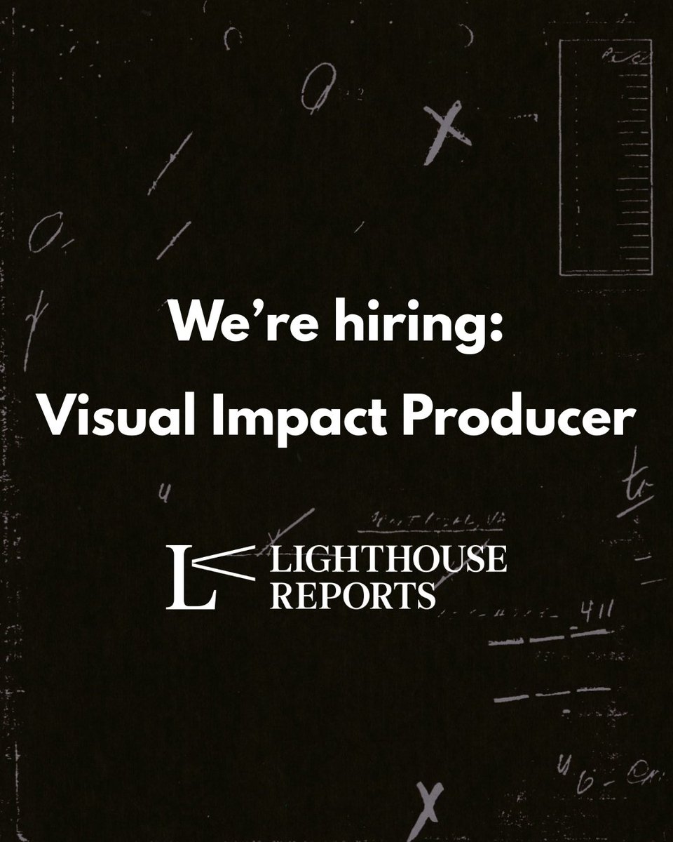 LHreports's tweet image. Help turn our investigations into powerful visual content.
You’ll work with our media partners to create high-impact videos for social media & more and help shape how investigative journalism reaches new audiences.
Remote | €40K–€50K | Full-time
apply.workable.com/lighthouse-rep…