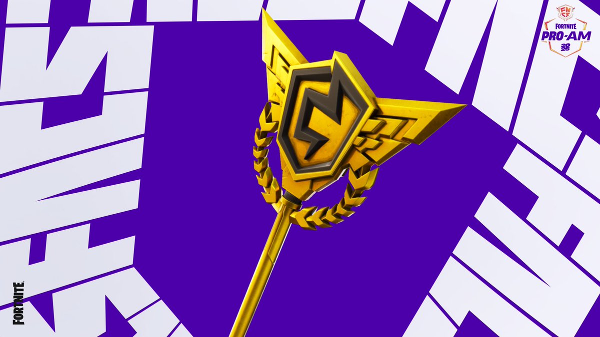 Come to the FNCS Pro-Am and get The Axe of Champions early 😉

Each attendee will receive a physical card with a unique code at the venue on May 10 – redeem it in-game within 30 days, and the Axe will be in your locker!

🔗 fn.gg/ProAmTickets