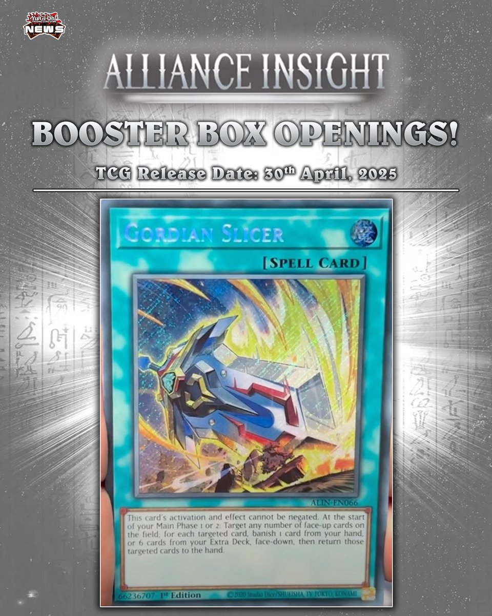 Konami revealed through content creators the cards that will be included in the upcoming TCG set Alliance Insight Credit: RevzCards, pharaohmone, HeroVoltsy # #YuGiOh # Konami revealed through content creators the cards that will be included in the upcoming TCG set Alliance Insight Credit: RevzCards, pharaohmone, HeroVoltsy # #YuGiOh #