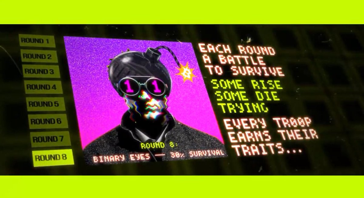 ONLY 121 TR⛶⛶PS WILL ASCEND.

The PINK EYES are rising—marked as the elite of
⫷ GRID WARS ⫸

gridwars.seizectrl.io

This isn’t just a call. It’s a challenge.
Ascension is limited. Status is EARNED.