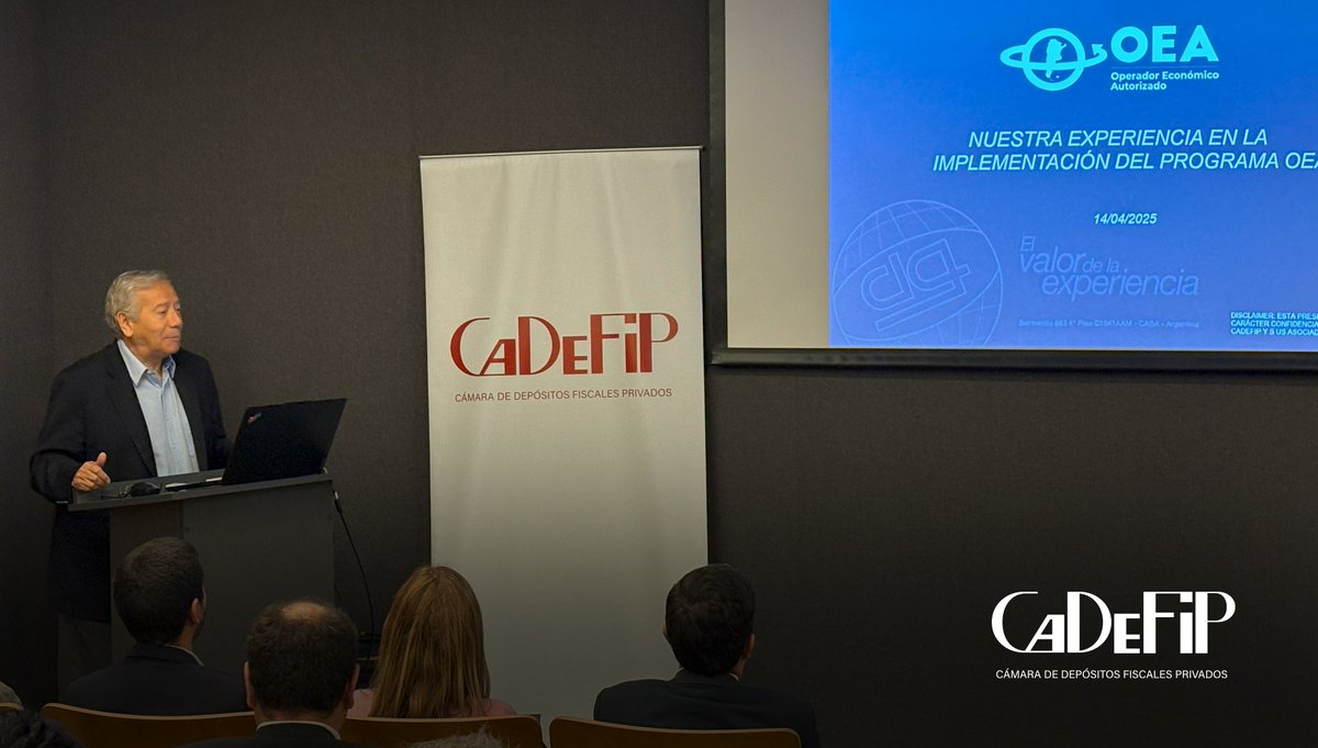 cadefip's tweet image. ¡La primera charla sobre el Programa OEA fue un éxito!

Sumate a CADEFIP y accedé a eventos exclusivos, asesoramiento especializado y herramientas estratégicas para enfrentar los desafíos del comercio exterior y la logística aduanera.

🌐 Conocé más en web. Link en el perfil.