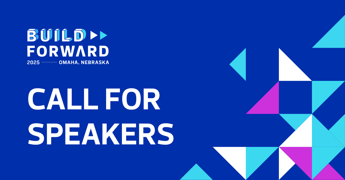 We're now accepting session proposals for Build Forward 2025!📣🎤Got a project success story, tips and tricks, or a creative workflow to share? We want to hear from you! Apply by May 9 to be considered! hubs.la/Q03hQjnZ0

#BF2025 #BuildForward2025 #callforspeakers