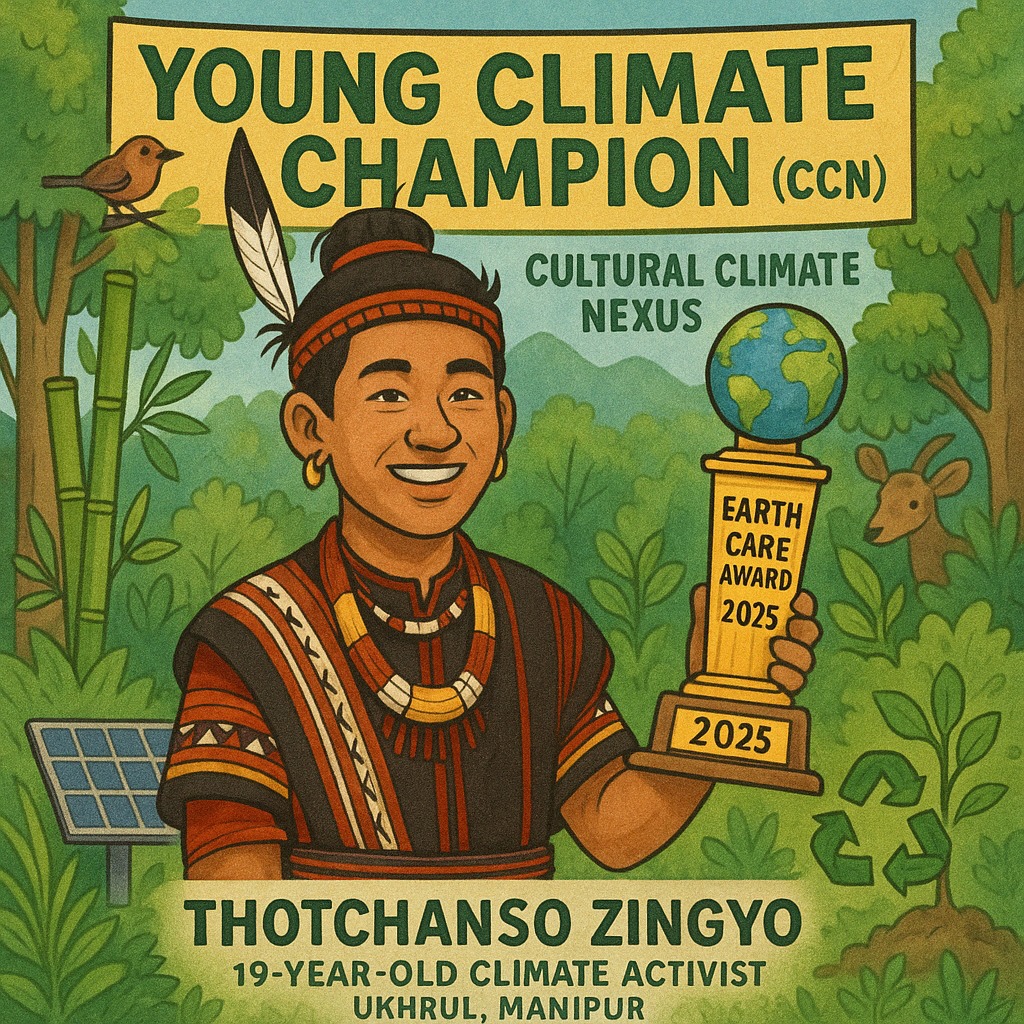 Congratulations, Thotchanso Zingyo.
You didn’t just win an award - you lit a path for thousands.

Ukhrul stands proud. Manipur stands inspired. India stands stronger. 
#YoungClimateChampion #NorthEastRising 
#MIvsSRH #SupremeCourtOfIndia #PortraitSoPro
