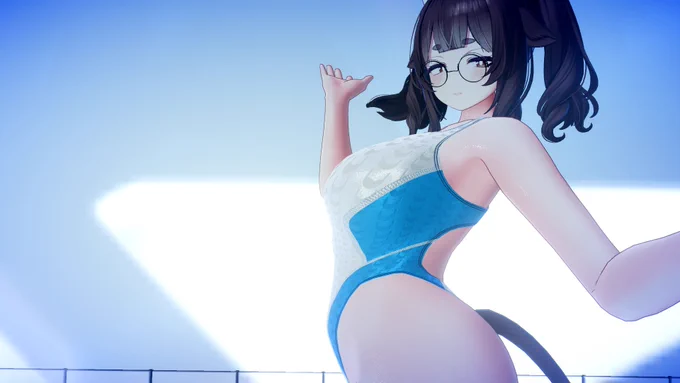 乳袋がね!ほとんど無いんだ!これめっちゃ好き!!乳房からお腹にかけて斜めになってる競泳水着大好きなんスよね!!!!!!!!!!あとケツ 