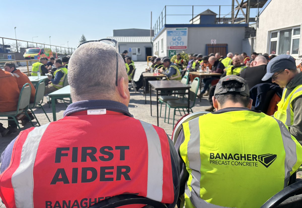 Banagher Precast Concrete (@banagherprecast) on Twitter photo Our H&S Week focus was Accident Prevention, with daily stand downs for toolbox talks. The <a href="/WeAreLHCharity/">The Lighthouse Charity</a> also provided very grounded & personal talks to the team, demonstrating the supports that are available to them and shining a light on mental wellbeing. #HelpInsideTheHardhat Our H&S Week focus was Accident Prevention, with daily stand downs for toolbox talks. The <a href="/WeAreLHCharity/">The Lighthouse Charity</a> also provided very grounded & personal talks to the team, demonstrating the supports that are available to them and shining a light on mental wellbeing. #HelpInsideTheHardhat