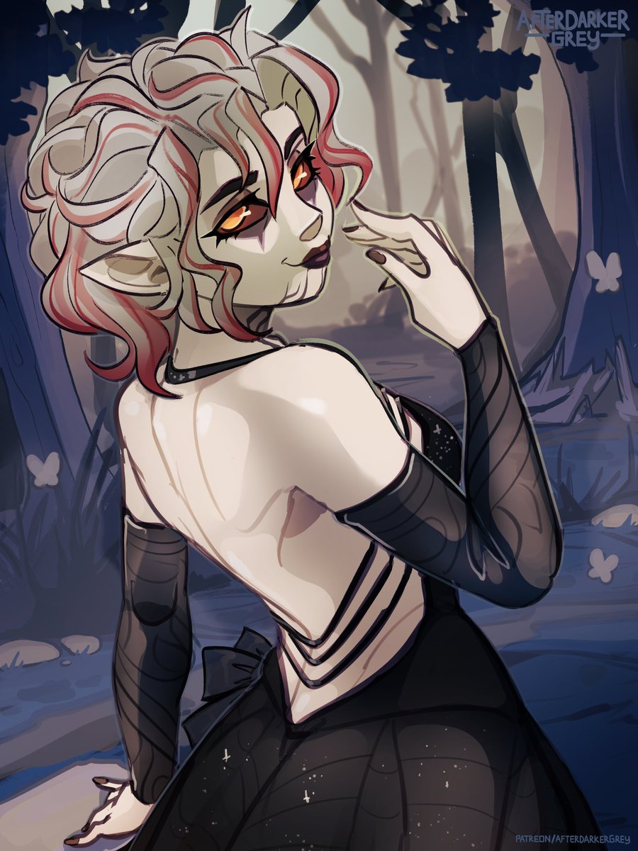 darkergrey_art's tweet photo. if you met in the woods https://t.co/k9a52pOqLy