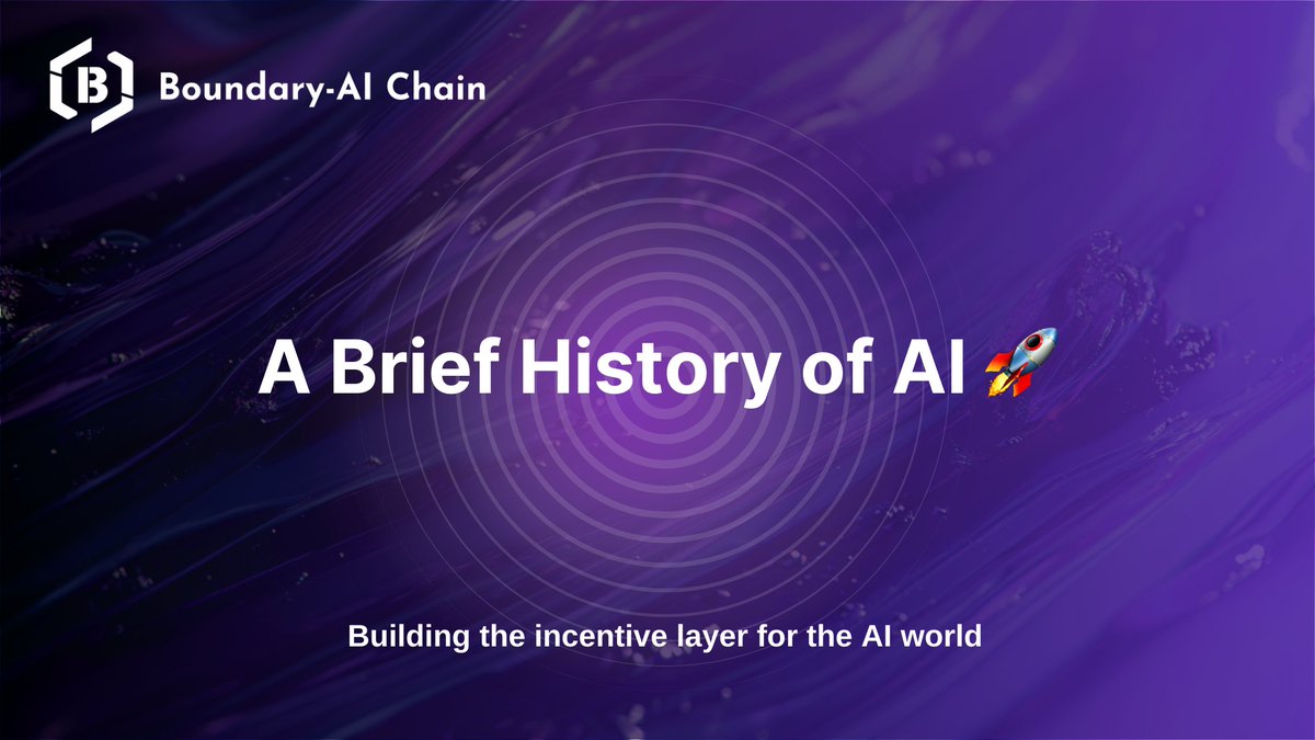Boundary_Chain's tweet photo. Thread: A Brief History of AI 🚀

1/ What is AI? It’s tech that mimics human thinking—solving problems, learning, &amp; making decisions. From sci-fi dreams to reality, let’s explore how AI evolved over decades! #AI #TechHistory https://t.co/iXdLMMNfsV