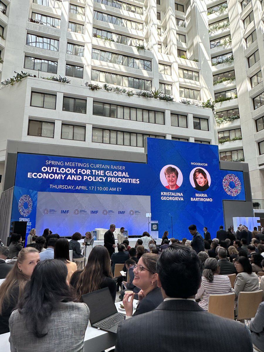 Bart Piasecki (@bart_piasecki) on Twitter photo The IMF–World Bank Spring Meetings are off to a strong start.
In a world of heightened uncertainty, the IMF’s message cuts through:
No global recession in 2025.
But expect slower growth and higher inflation in many individual countries.
#IMFmeetings #GlobalEconomy #WEO2025 The IMF–World Bank Spring Meetings are off to a strong start.
In a world of heightened uncertainty, the IMF’s message cuts through:
No global recession in 2025.
But expect slower growth and higher inflation in many individual countries.
#IMFmeetings #GlobalEconomy #WEO2025