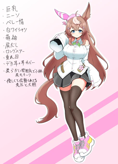 #フォロワーさんからイメージもらって自分をウマ娘化する タグでいただいたイメージでウマ娘になりました。 