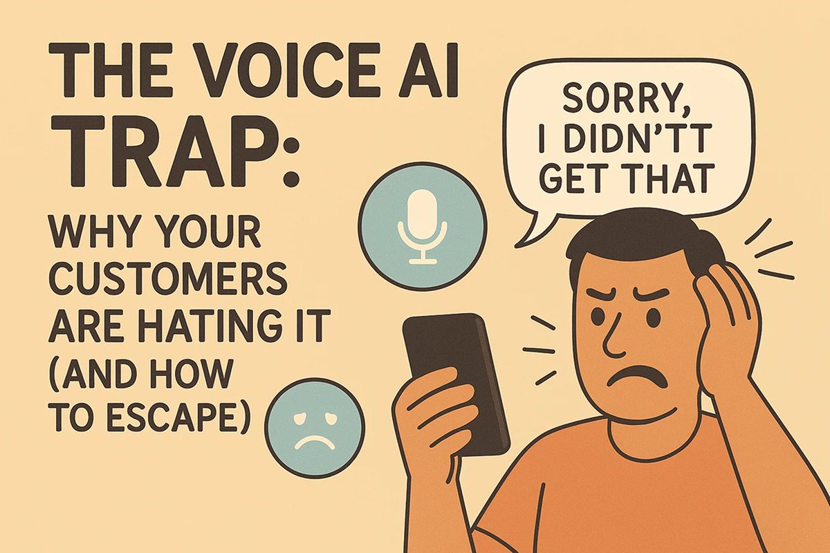 Booked a doctor’s appointment… or tried.
The voice bot had other plans 🤖
👇 Here’s where it all went wrong: linkedin.com/pulse/voice-ai…