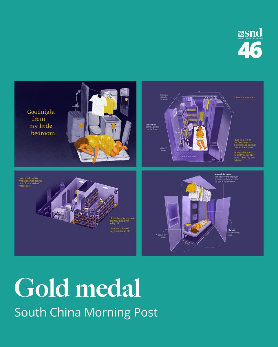 Society for News Design (@snd) on Twitter photo An #SND46 gold medal has been awarded to the <a href="/SCMPNews/">South China Morning Post</a> for “Bedtime Stories of Hong Kong’s Helpers” in Digital Illustration + Use of Multimedia: Multiple Illustrations (single subject)
See the entry at multimedia.scmp.com/infographics/n… An #SND46 gold medal has been awarded to the <a href="/SCMPNews/">South China Morning Post</a> for “Bedtime Stories of Hong Kong’s Helpers” in Digital Illustration + Use of Multimedia: Multiple Illustrations (single subject)
See the entry at multimedia.scmp.com/infographics/n…
