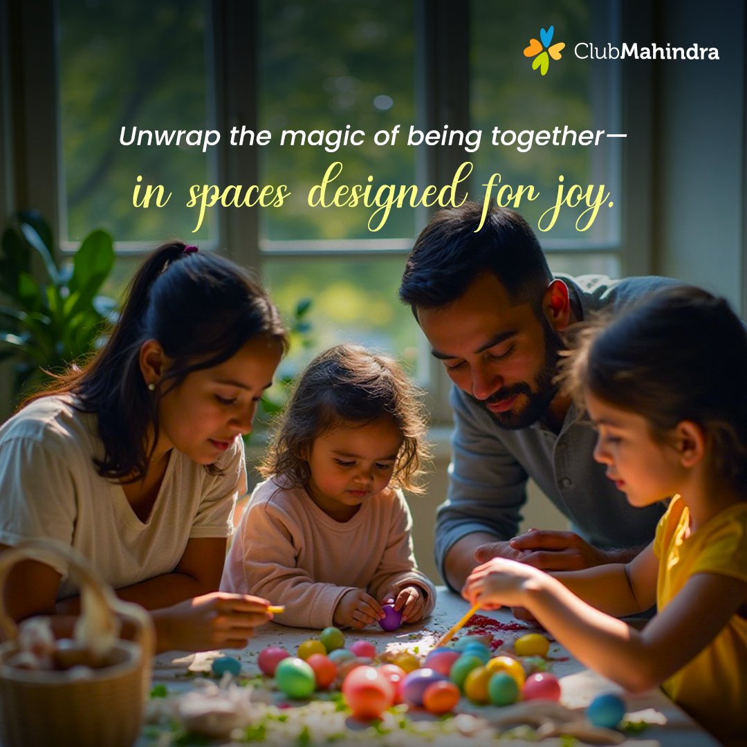 clubmahindra's tweet image. At Club Mahindra, Easter is more than just a day—it’s a celebration of Moments, Memories, and Magical Getaways. 

From scenic escapes to heartfelt stays and festive feasts, unwrap the joy of unforgettable experiences this season.

#EasterJoy #EasterVibes #SpringGetaway