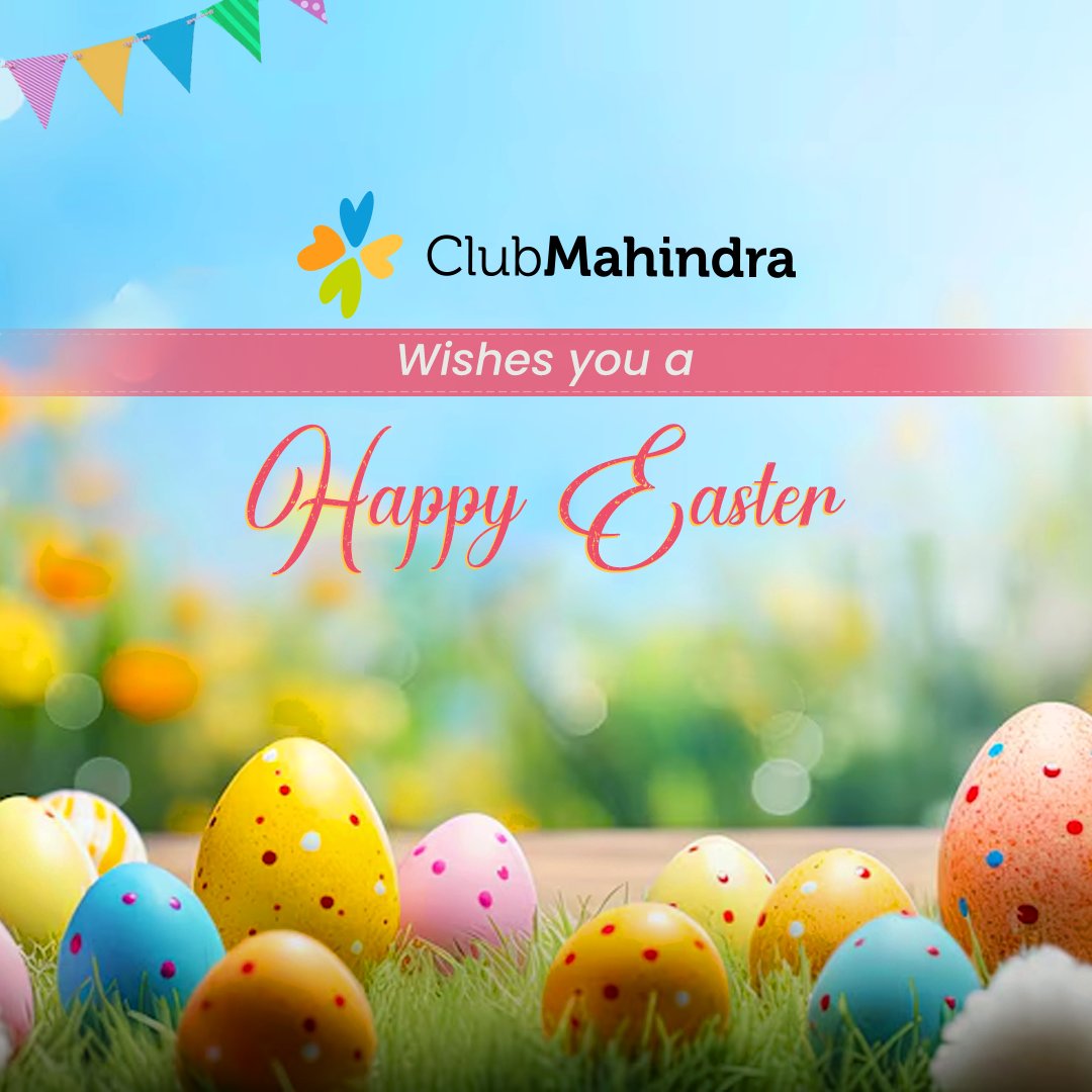 clubmahindra's tweet image. At Club Mahindra, Easter is more than just a day—it’s a celebration of Moments, Memories, and Magical Getaways. 

From scenic escapes to heartfelt stays and festive feasts, unwrap the joy of unforgettable experiences this season.

#EasterJoy #EasterVibes #SpringGetaway
