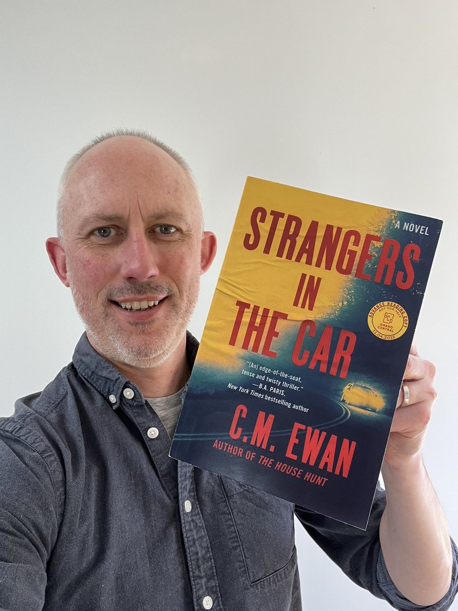 chrisewan's tweet image. This was a nice surprise. I just received my North American proofs for STRANGERS IN THE CAR and love how these have turned out.