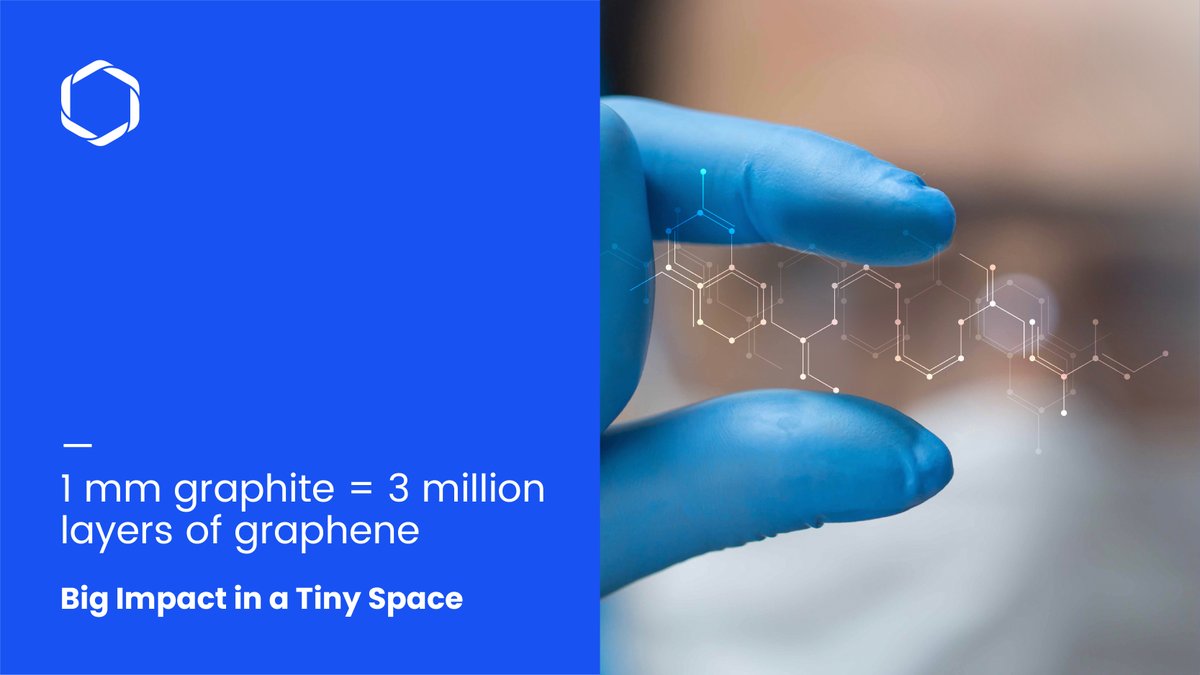 Just 1mm of graphite holds 3 million graphene layers. 😮

Small scale. Massive potential.

#Graphenest #Graphene #Nanotech #Innovation