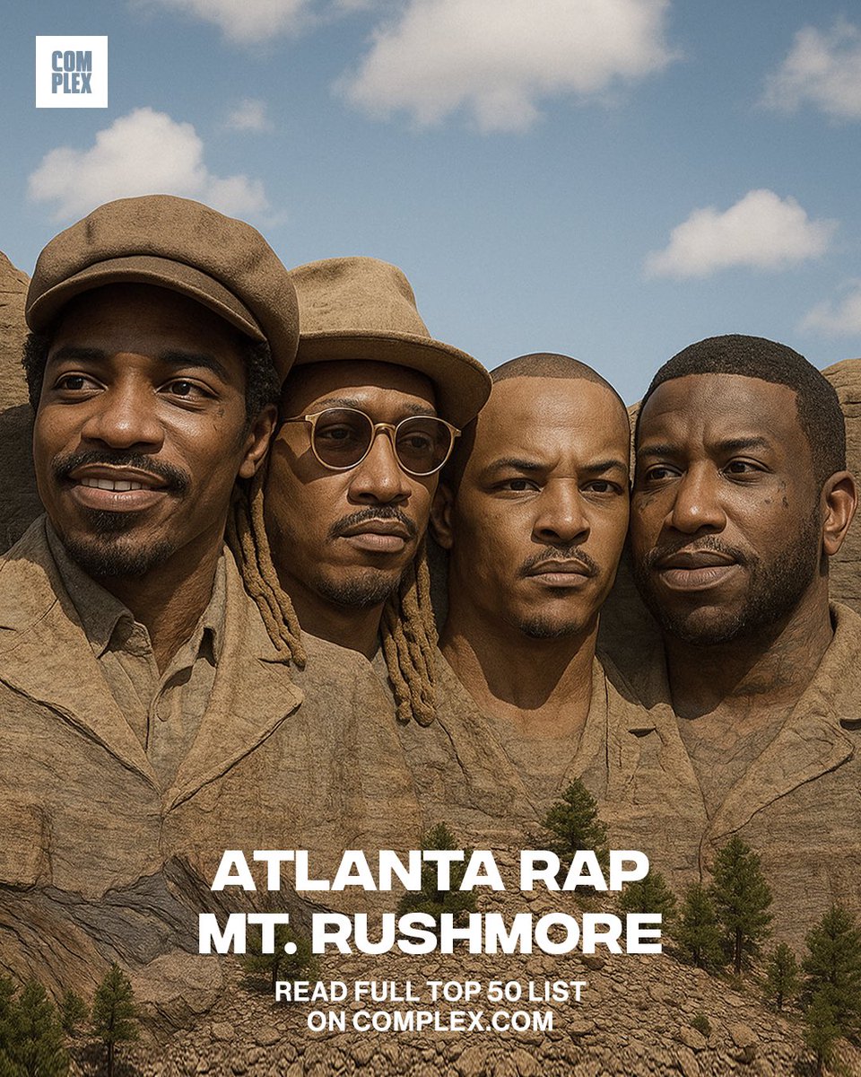 ComplexMusic's tweet photo. ATLANTA RAP MOUNT RUSHMORE 👀

Thoughts? https://t.co/JGRG4h3ZeN