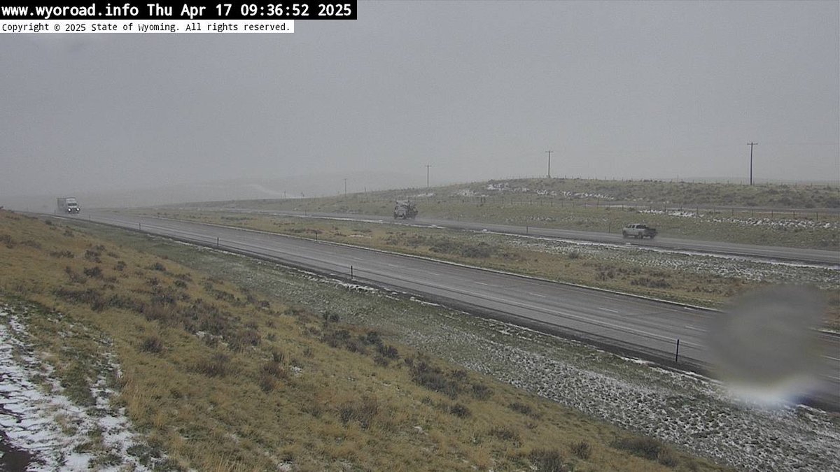 Jeff Goetz (@d2pio) on Twitter photo Thanks to warm road surface temperatures, highways are generally in good shape throughout eastern Wyoming. Watch for slick spots, however, especially on WYO 220, WYO 487 atop Shirley Rim, WYO 258 and I-25 Casper to Glenrock and north to Midwest. Pic I-25 north of Casper. #wyoroad Thanks to warm road surface temperatures, highways are generally in good shape throughout eastern Wyoming. Watch for slick spots, however, especially on WYO 220, WYO 487 atop Shirley Rim, WYO 258 and I-25 Casper to Glenrock and north to Midwest. Pic I-25 north of Casper. #wyoroad