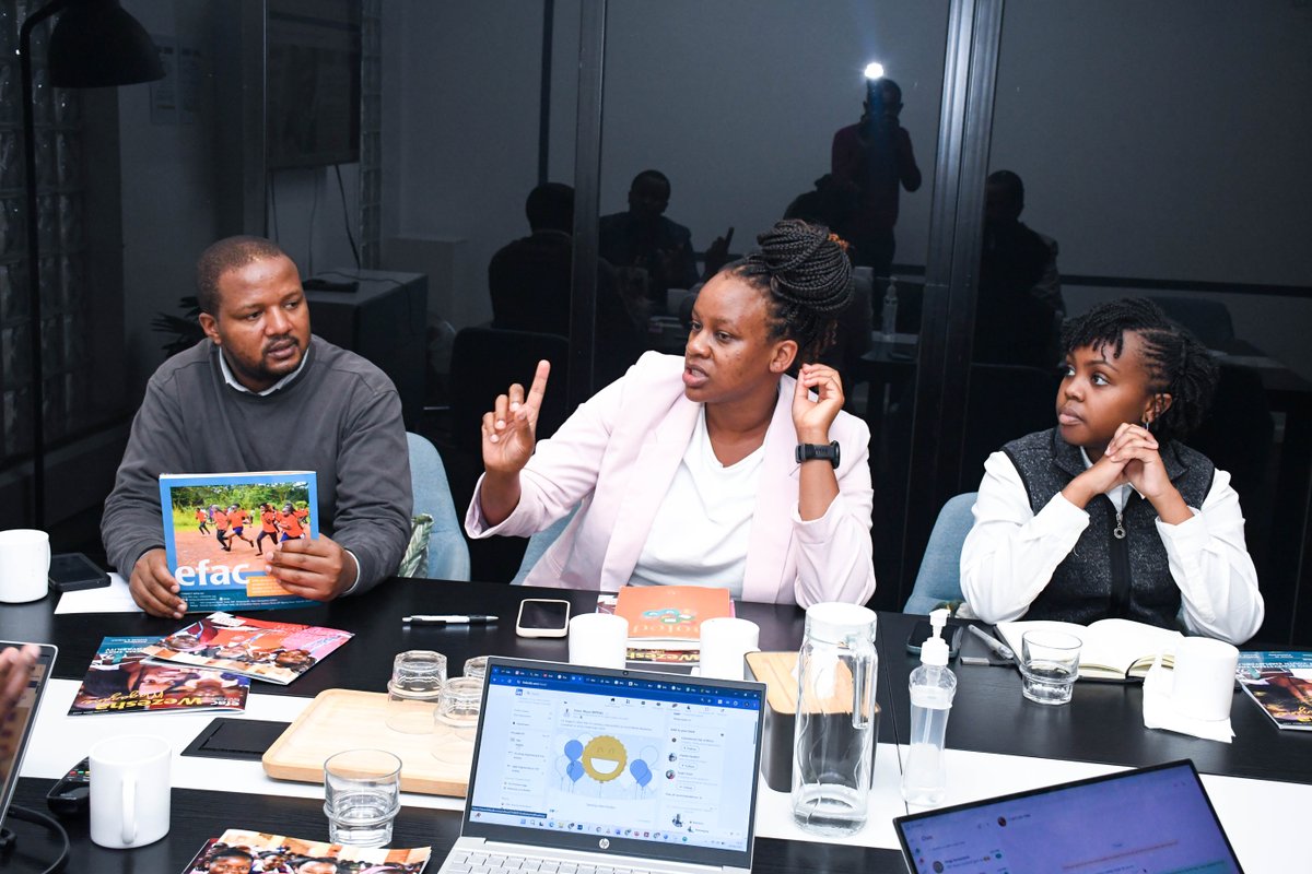 EFAC_news's tweet photo. We recently had the pleasure of hosting our friends from Palmhouse Foundation at our Nairobi Garage office. 💛
It was interesting delving into the similarities of our programs and learning a thing or two from one another.
#EFAC #Wezesha #EducationForAllChildren https://t.co/9DkyrncCew