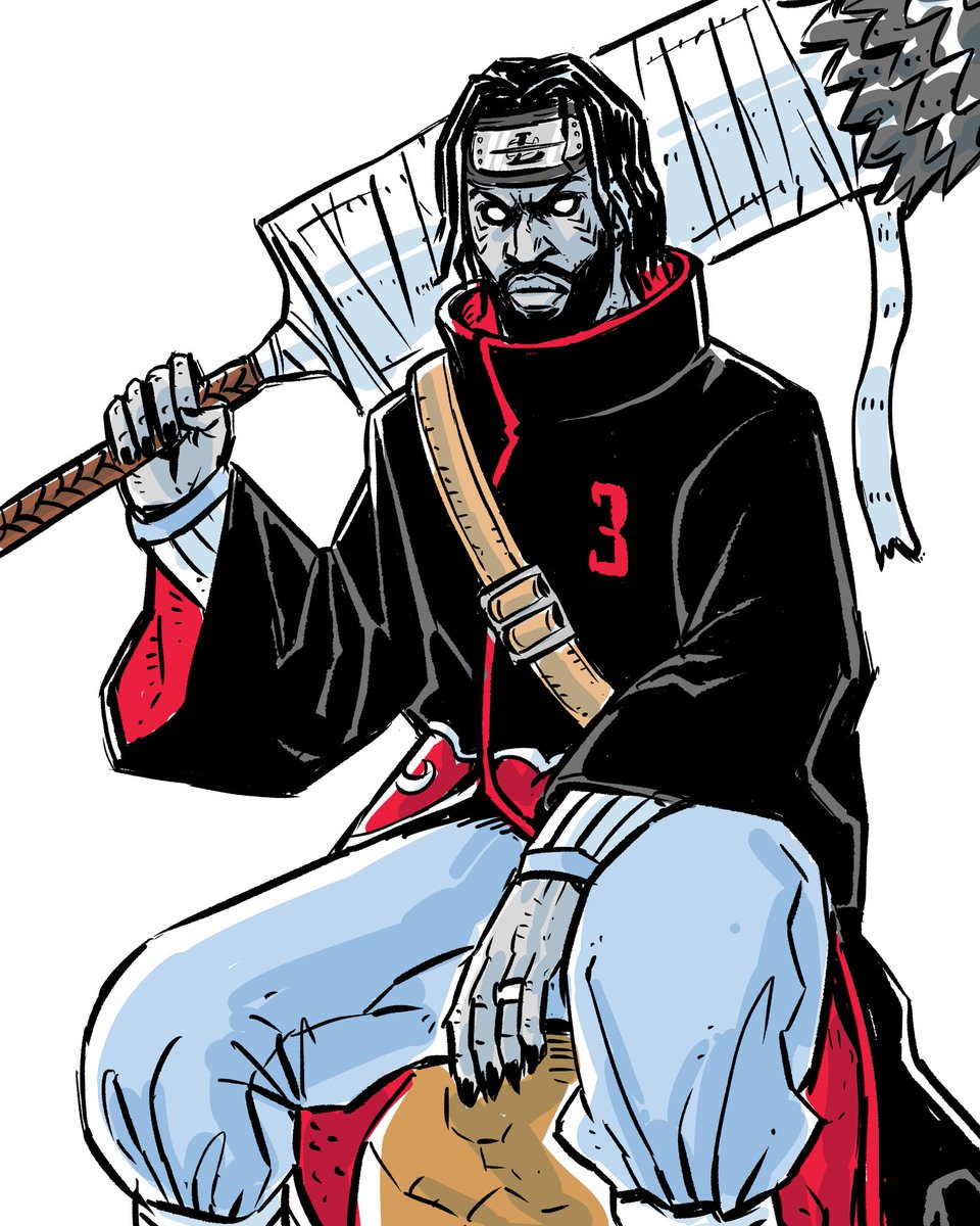 luckymong1's tweet image. HIM. #AnthonyDavis #Kisame #Mavericks #Naruto