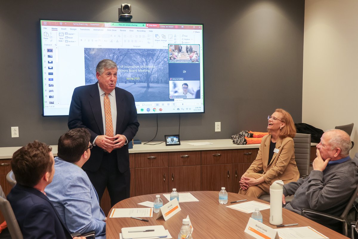 UT School of Journalism and Media (@utjem) on Twitter photo It was great to welcome our amazing <a href="/tennalum/">UT Knoxville Alumni</a> board back to Rocky Top last week! We celebrated the successes of our <a href="/UTJEM/">UT School of Journalism and Media</a> students and our 2024 Alumni of the Year Award winners, and discussed how the school and <a href="/UTCCI/">UT College of Communication & Information</a> can support the next generation of Vols! It was great to welcome our amazing <a href="/tennalum/">UT Knoxville Alumni</a> board back to Rocky Top last week! We celebrated the successes of our <a href="/UTJEM/">UT School of Journalism and Media</a> students and our 2024 Alumni of the Year Award winners, and discussed how the school and <a href="/UTCCI/">UT College of Communication & Information</a> can support the next generation of Vols!