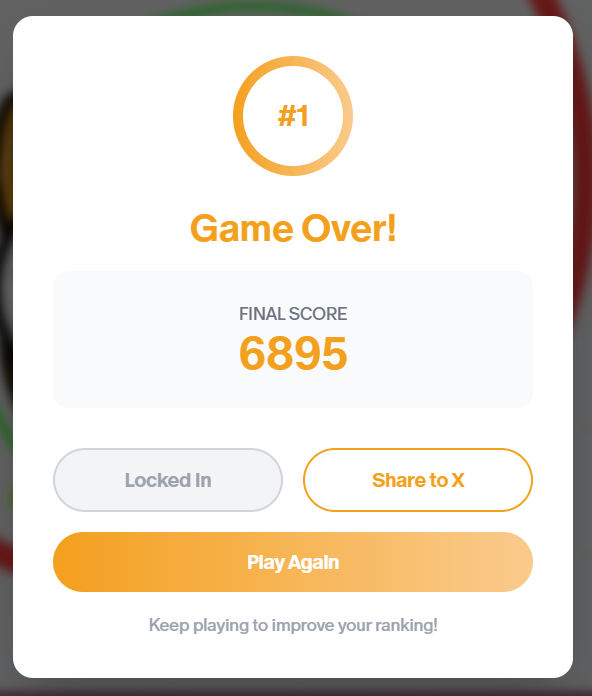 pete886X's tweet photo. Nom 🍴 Nom 🍬 Nom 😋 I just scored 6895 points in Rollup​.io by @SuccinctLabs and @Mantle_Official! #SuccinctStars https://t.co/4vK9ufOGmS