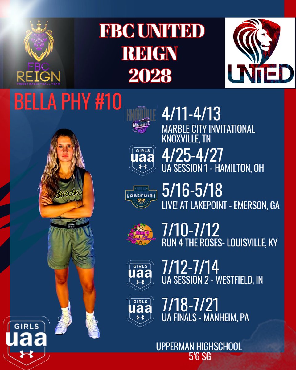 bella.phy10 (@bellaphy1050012) on Twitter photo iโm so excited to play another season with <a href="/2028Fbcreign/">FBC Reign 2028</a>! Come out and watch us! #aau #readytoplay iโm so excited to play another season with <a href="/2028Fbcreign/">FBC Reign 2028</a>! Come out and watch us! #aau #readytoplay