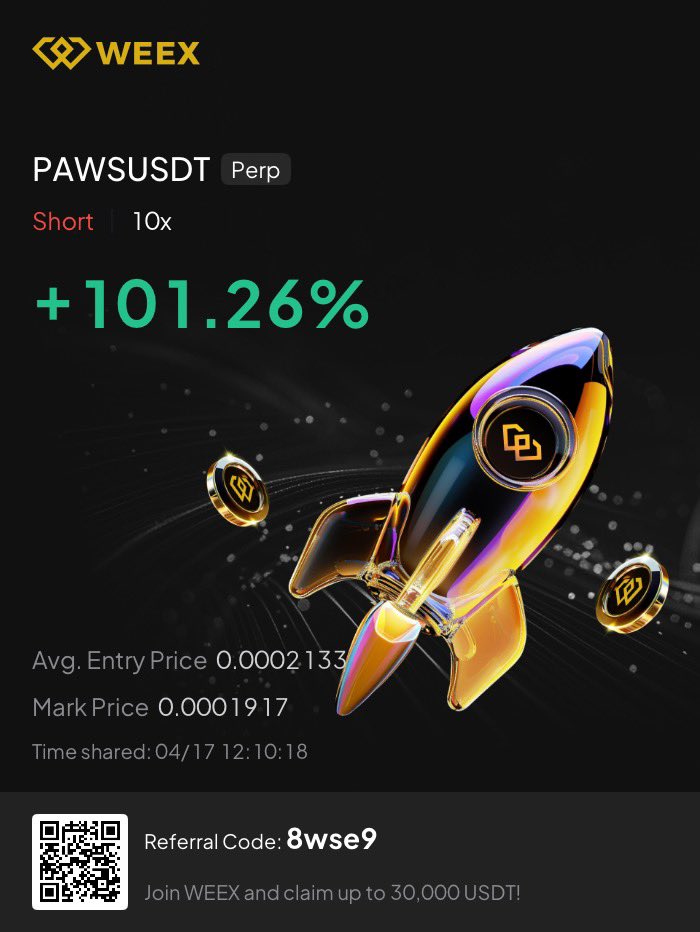 Gain secured on PAWS 🚀

Always TP, the number one rule in crypto trading