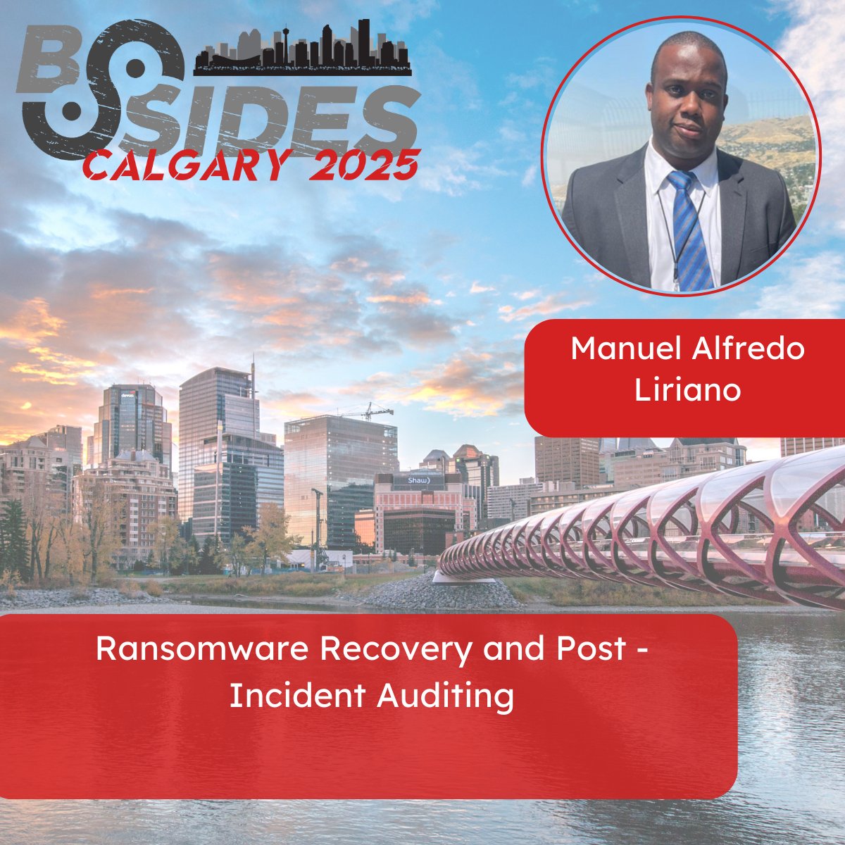 📣 BSides Calgary 2025: Speaker Spotlight! 📣

We're very excited to make a speaker spotlight announcement!

Meet Manuel Liriano! Manuel will be presenting at BSides Calgary 2025.

Get your tickets here for an event you don't want to miss!

showpass.com/bsidescalgary2…

#bsidescalgary