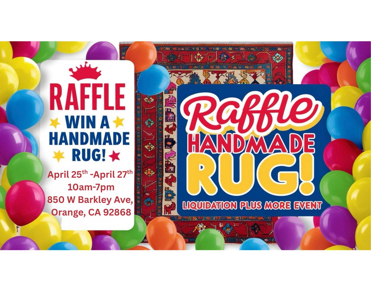 Attention SOCAL ! Who’s ready to win big next weekend? 850 W Barkley Ave, Orange, CA 92868
April 25th- April 27th from 10am-7pm
#socal #oc #orangecounty #orangecountysales 
#foryou #viral #thingstodoorangecounty #ocshopping 
#weekendvibesoc #shopping #sales #foryou