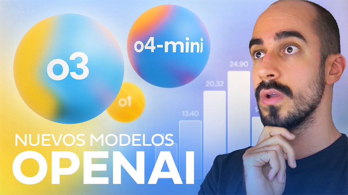 DotCSV's tweet photo. 🔥 ¡NUEVO VÍDEO en el LAB! 🔥

OpenAI presentó ayer su nueva saga de modelos razonadores o3 y o4-mini

Modelos que hoy por hoy serían los más potentes jamás presentados, y creo que eso es suficiente para dedicar un ratillo a hablar de ellos :)

Link al análisis a continuación! ☕