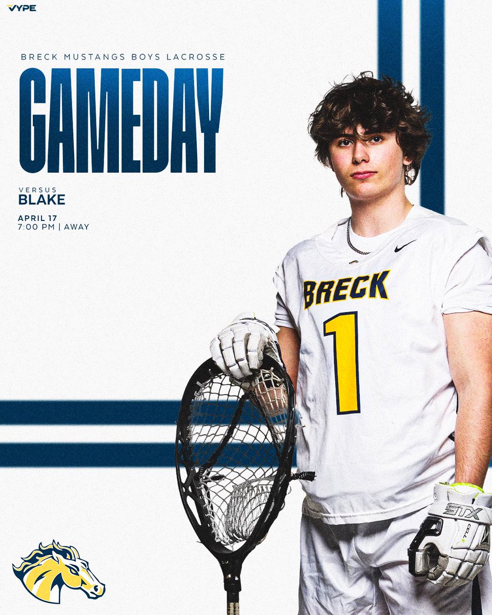 BreckAthletics's tweet photo. Good luck to #BreckBLAX tonight against Blake! https://t.co/uwLvMxMgSZ