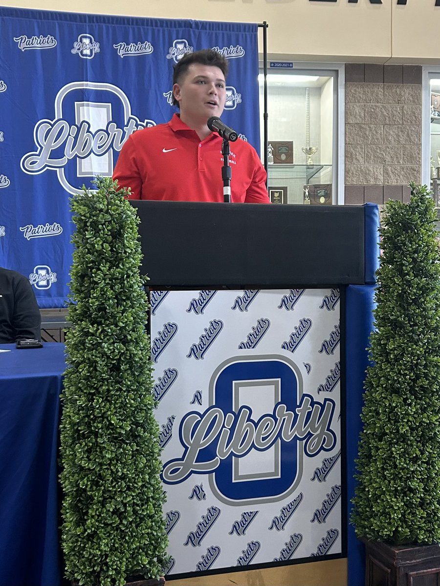 Adam Donehue (@ad55189) on Twitter photo Congratulations to these <a href="/OlibFootball/">Liberty Football</a> players whose college commitments were celebrated yesterday <a href="/CharlieDonehue/">Charlie Donehue</a> <a href="/AustinStamp3/">Austin Stamp</a> <a href="/AndrewLen_2/">Andrew Leonard</a> <a href="/landonjhunter/">Landon Hunter</a> Congratulations to these <a href="/OlibFootball/">Liberty Football</a> players whose college commitments were celebrated yesterday <a href="/CharlieDonehue/">Charlie Donehue</a> <a href="/AustinStamp3/">Austin Stamp</a> <a href="/AndrewLen_2/">Andrew Leonard</a> <a href="/landonjhunter/">Landon Hunter</a>