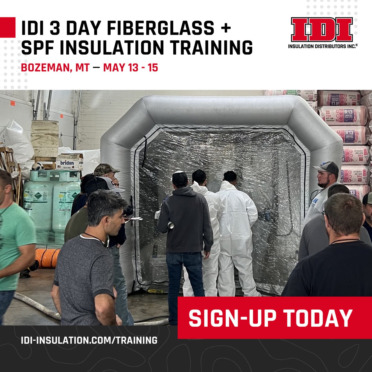 IDI_Insulation's tweet photo. Our 3-day training in Bozeman, MT is almost here, and seats are going fast! Don’t wait and reserve your spot today!
https://t.co/RkaijcyQ7X

#IDI #insulationtraining #Montana https://t.co/S0sAv1k1gU