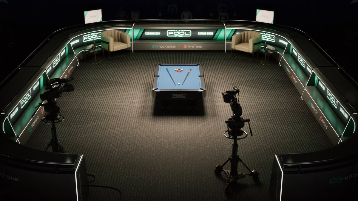 Monsieur_Toc's tweet image. L’éditeur anglais Ripstone annonce Pure Pool Pro, la « suite » de Pure Pool (sorti en 2014 et toujours le meilleur jeu de billard de tous les temps) 🎱

Hélas, le studio qui le développait (VooFoo) n’existe plus depuis 2019, mais c’est Rockwater qui reprend le flambeau (Chess…