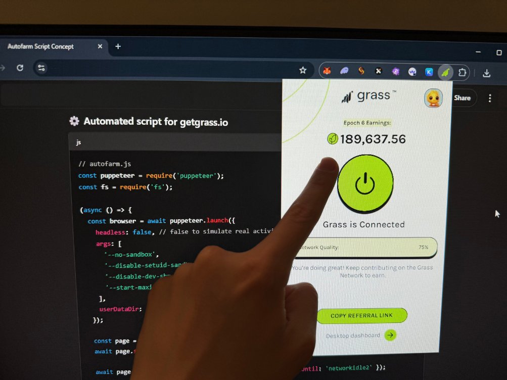 torax_fi's tweet image. $GRASS + Grok3 = $1200/day

You need:
- ZERO coding skills
- 5 min
- this guide

Here's how you can make your MONEY PRINTER BOT🧵👇