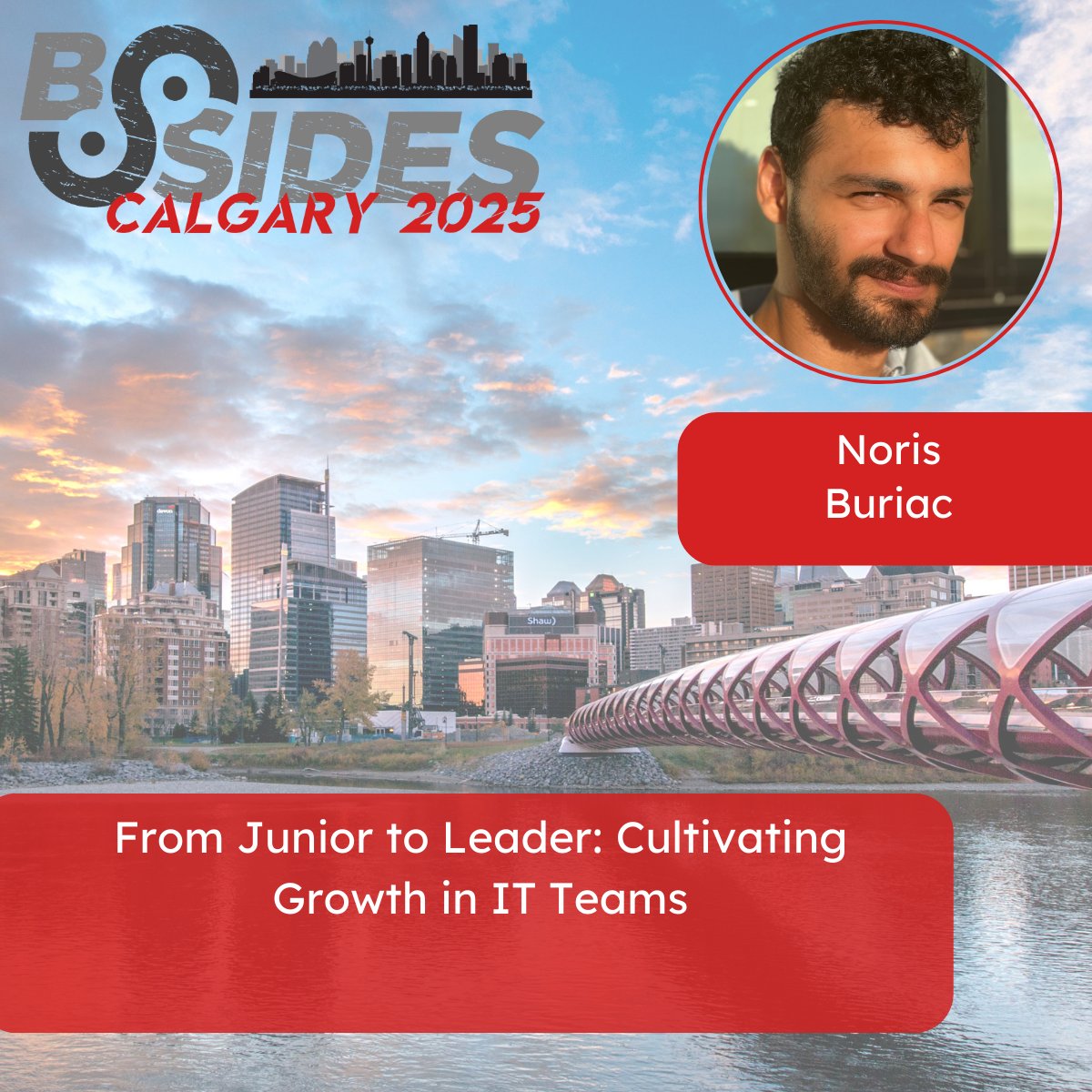 📣 BSides Calgary 2025: Speaker Spotlight! 📣

We're very excited to make a speaker spotlight announcement!

Meet Noris Buriac! Noris will be presenting at BSides Calgary 2025.

Get your tickets here for an event you don't want to miss!

showpass.com/bsidescalgary2…

#bsidescalgary