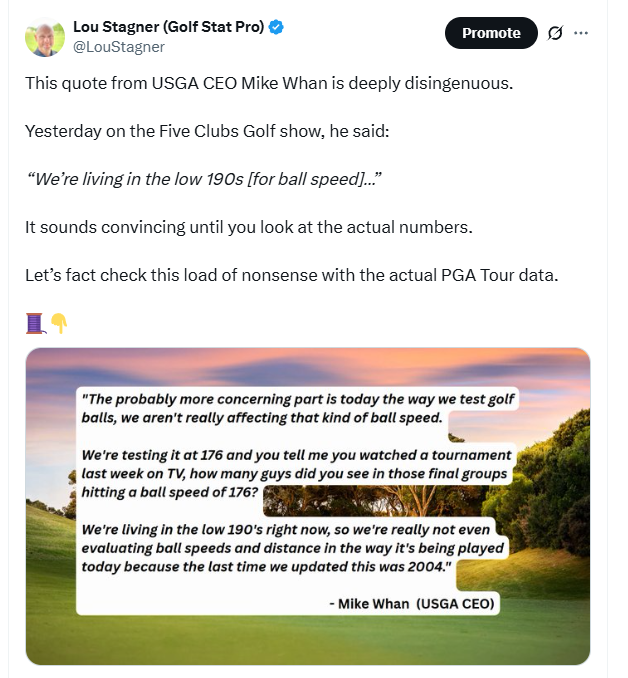 Lou Stagner (Golf Stat Pro) tweet media