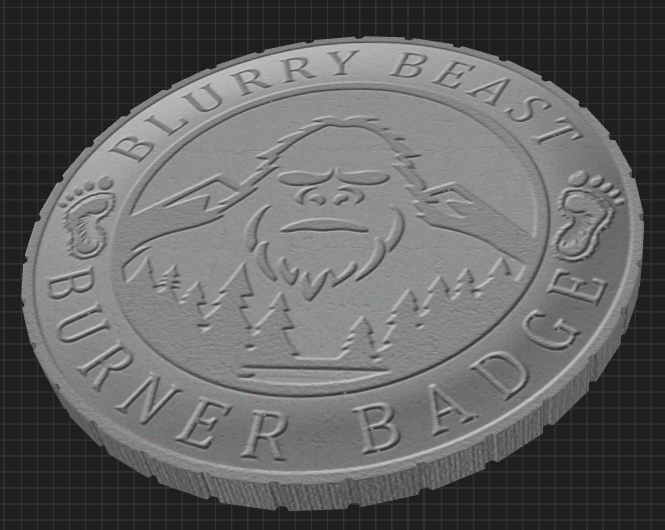 BlurryBeast2U's tweet photo. For all you "BIG" spenders out there, I just listed a few more Blurry Beast Burner Badges at 201 SW 17th Rd in Miami. They don't do anything other than look like a nicely decorated manhole. Manholes look great next to a Porta Potty. https://t.co/9sLxqHiHlM