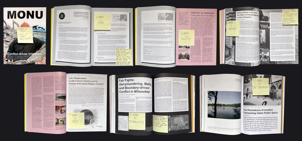 MONUMAG's tweet photo. THE URBAN IN CONFLICT, TENSIONS AND ARCHETYPES SHAPING OUR URBAN NARRATIVES AND ENVIRONMENTS - A REVIEW OF MONU #37 BY REBECCA BILLI
https://t.co/f8Lgi5tLER.

Images:
1. ©Johanna-Maria Fritz/OSTKREUZ
2. Collage by author https://t.co/xFt1J0AcuC