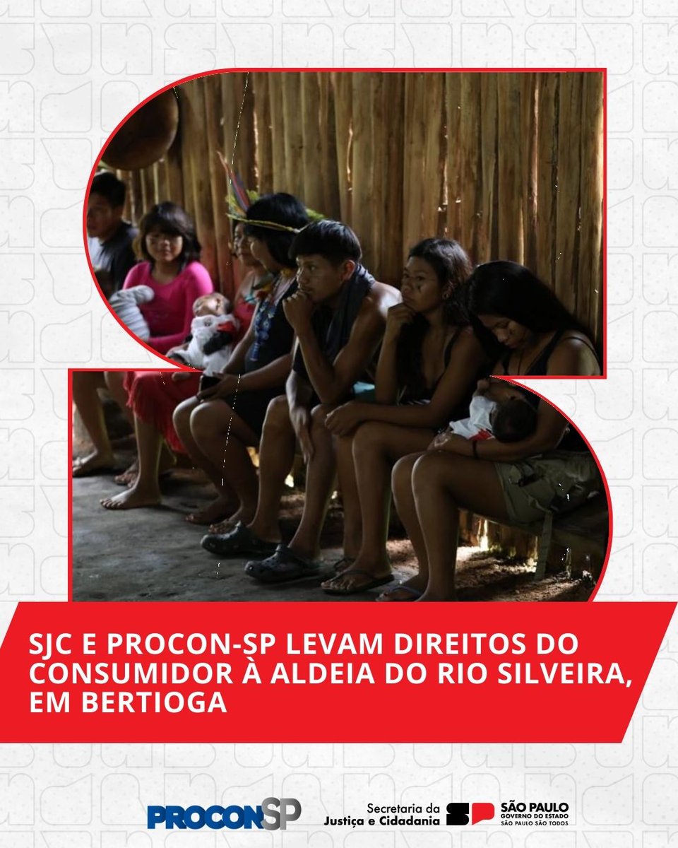 JusticaSP's tweet image. Nesta terça (16), a Secretaria da Justiça e Cidadania, a CPPI e o Procon-SP promoveram uma ação pioneira com a comunidade indígena em Bertioga.

A programação contou com palestra traduzida para o guarani, atendimento com a unidade do Procon Móvel 
#JusticaSP #ProconSP #CPPI