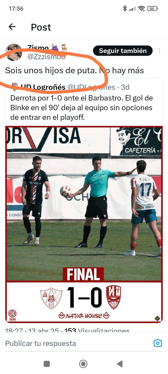 Abrir el tuit y encontraréis RESPETO.
😙