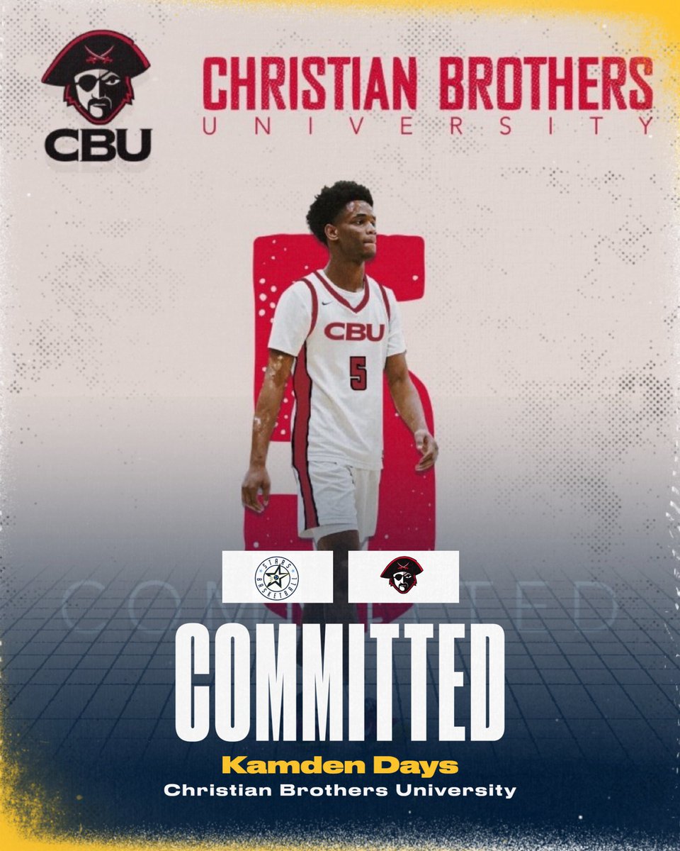 STARS Basketball-UA RISE & PREMIER Teams (15U-17U) (@starsnash_mbb) on Twitter photo Congratulations to 2025 <a href="/RiseCircuit/">UA Rise Circuit</a> forward, Kamden Days, on his commitment to play at the next level at Christian Brothers University! Proud of you, Kamden! ⭐️ Congratulations to 2025 <a href="/RiseCircuit/">UA Rise Circuit</a> forward, Kamden Days, on his commitment to play at the next level at Christian Brothers University! Proud of you, Kamden! ⭐️