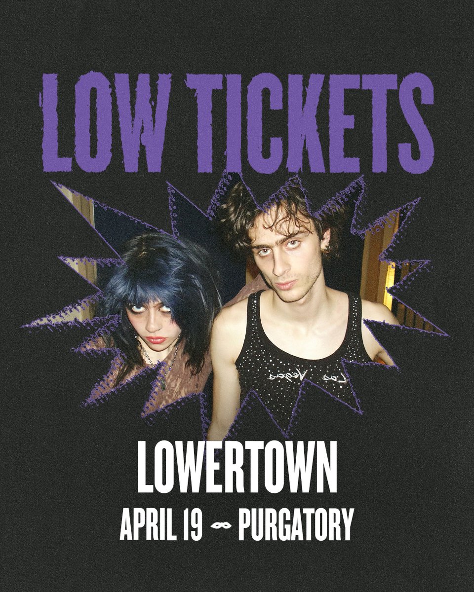 ⚠️ LOW TICKET WARNING ⚠️

Lo-fi indie rockers, <a href="/Low3rtown/">Lowertown</a>, are bringing their Atlanta roots and NYC edge to Purgatory on 4/19, and tickets are nearly gone. Don’t miss out and grab yours now!

🎫 at: bit.ly/lowertown-4-19