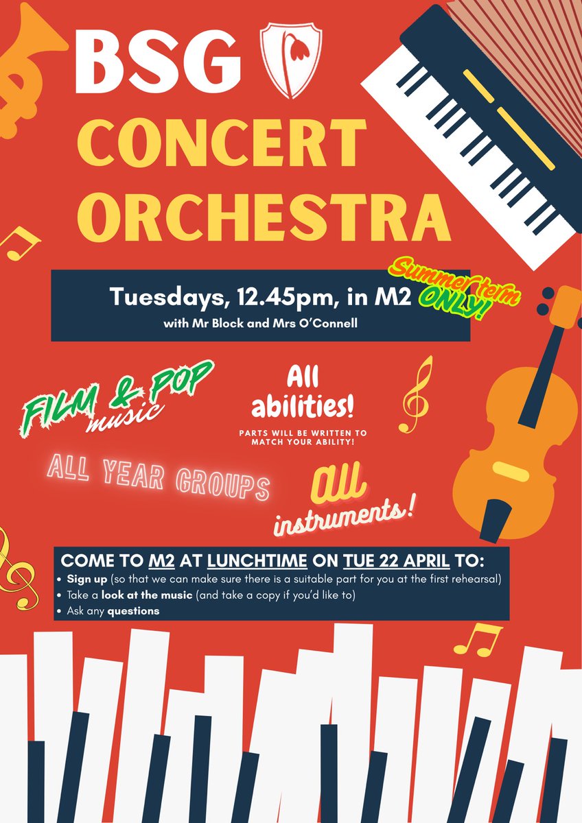 Something exciting in the music department for this term!