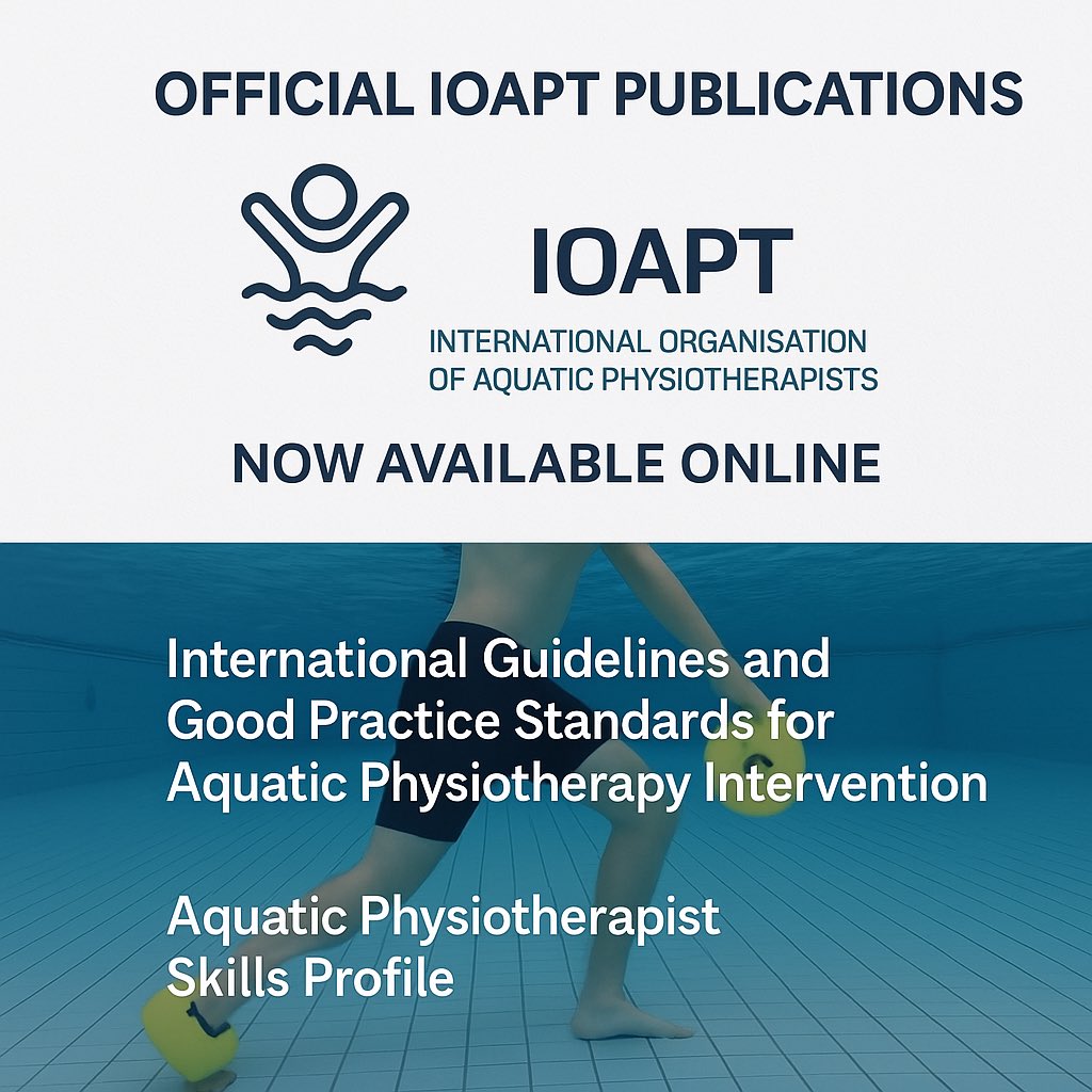 🌐 IOAPT Official Publication Announcement

We are pleased to announce that two important international documents developed by the IOAPT have now been published and are available for free download on the IOAPT page of the World Physiotherapy website:

🔗 world.physio/subgroups/aqua…
