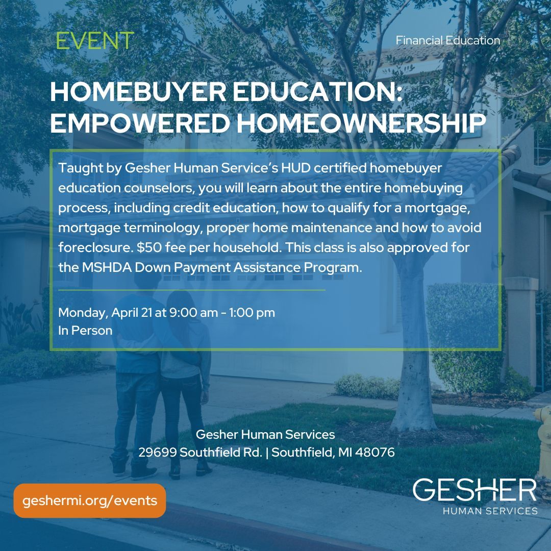 Ready to make homeownership a reality? 🏡✨ Join our Homebuyer Education: Empowered Homeownership class and gain the knowledge you need to navigate the homebuying process with confidence. Secure your future—register today!