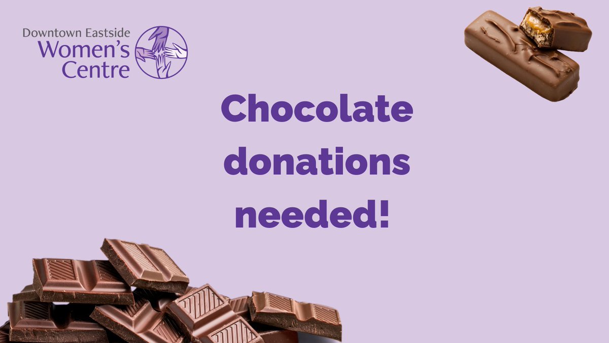 Help us make next week’s Spring Dinner extra sweet by donating chocolate for the women we serve! Every piece of chocolate makes a difference. 
✨ Own a business? We'd love your support! If you can donate chocolate, your contribution will go a long way in spreading joy #DEWC